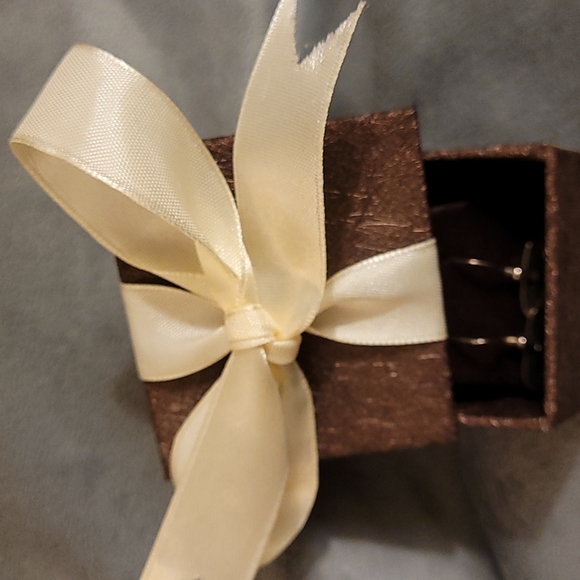 Silver Butterfly Earrings - Picture 8 of 9